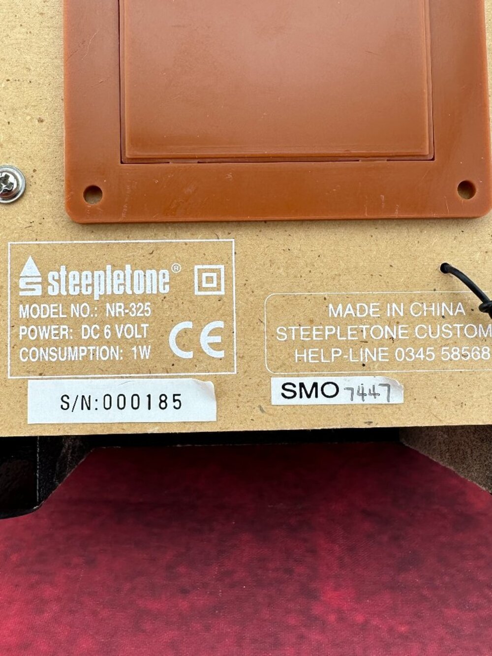 STEEPLETONE NOVELTY TRANSISTOR TABLETOP RADIO CATEDRAL STYLE MODEL: NR-325 - Picture 6 of 11